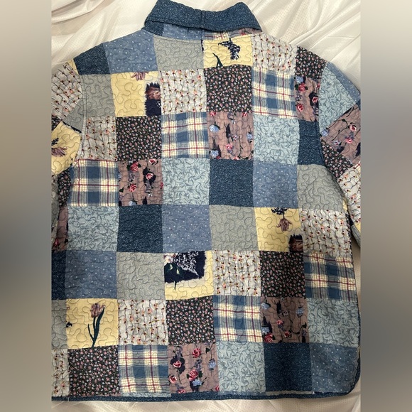 Donna Sharp Quilted Patchwork Jacket Women's - Picture 7 of 8